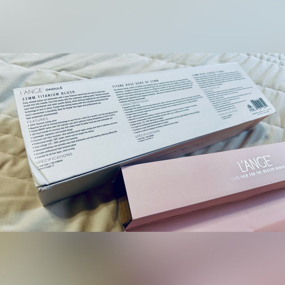 🩷L’ANGE Hair Ondule 32MM Curling Wand, Brand New, In Box - Picture 5 of 13